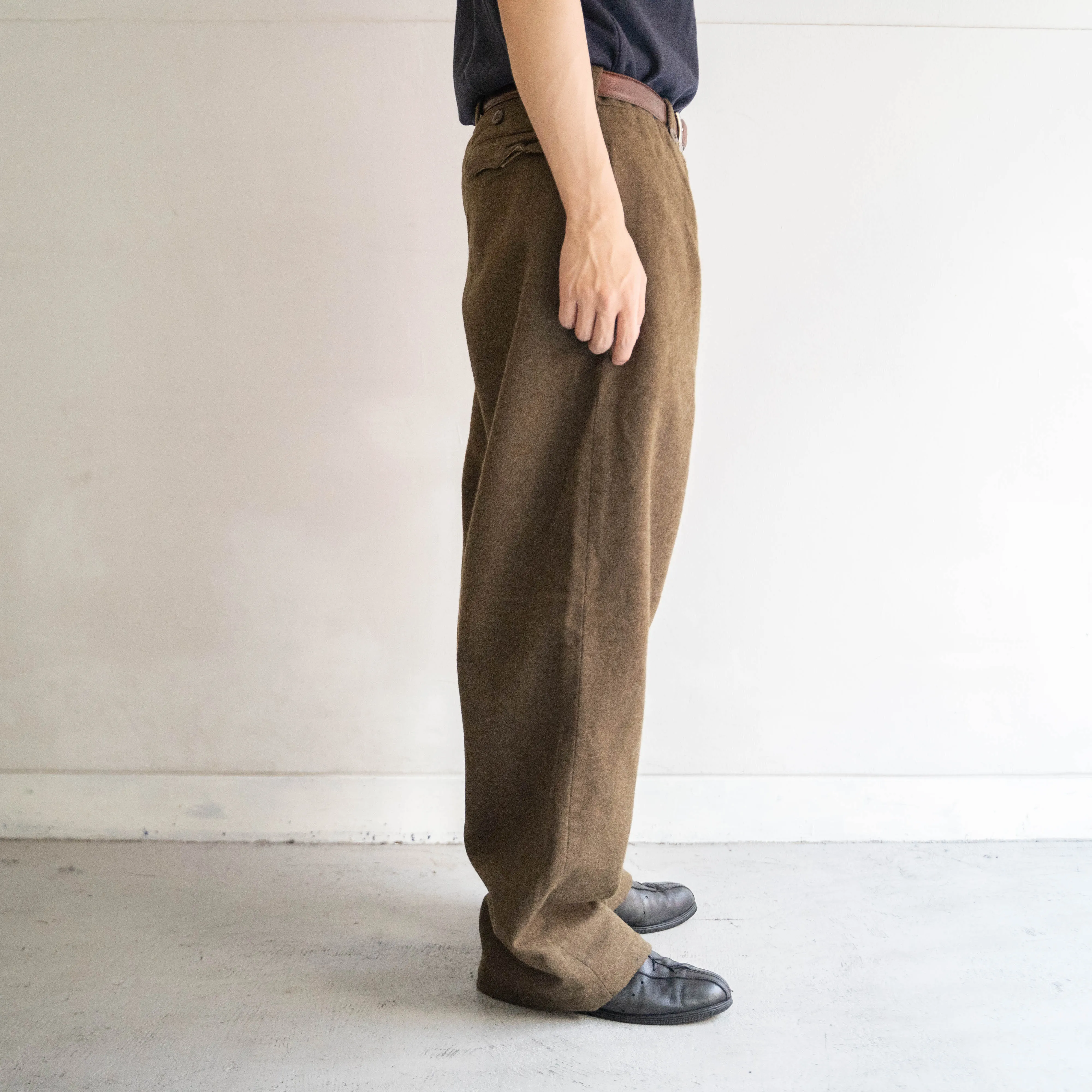 1950-60s French military m52 wool pants "size45"