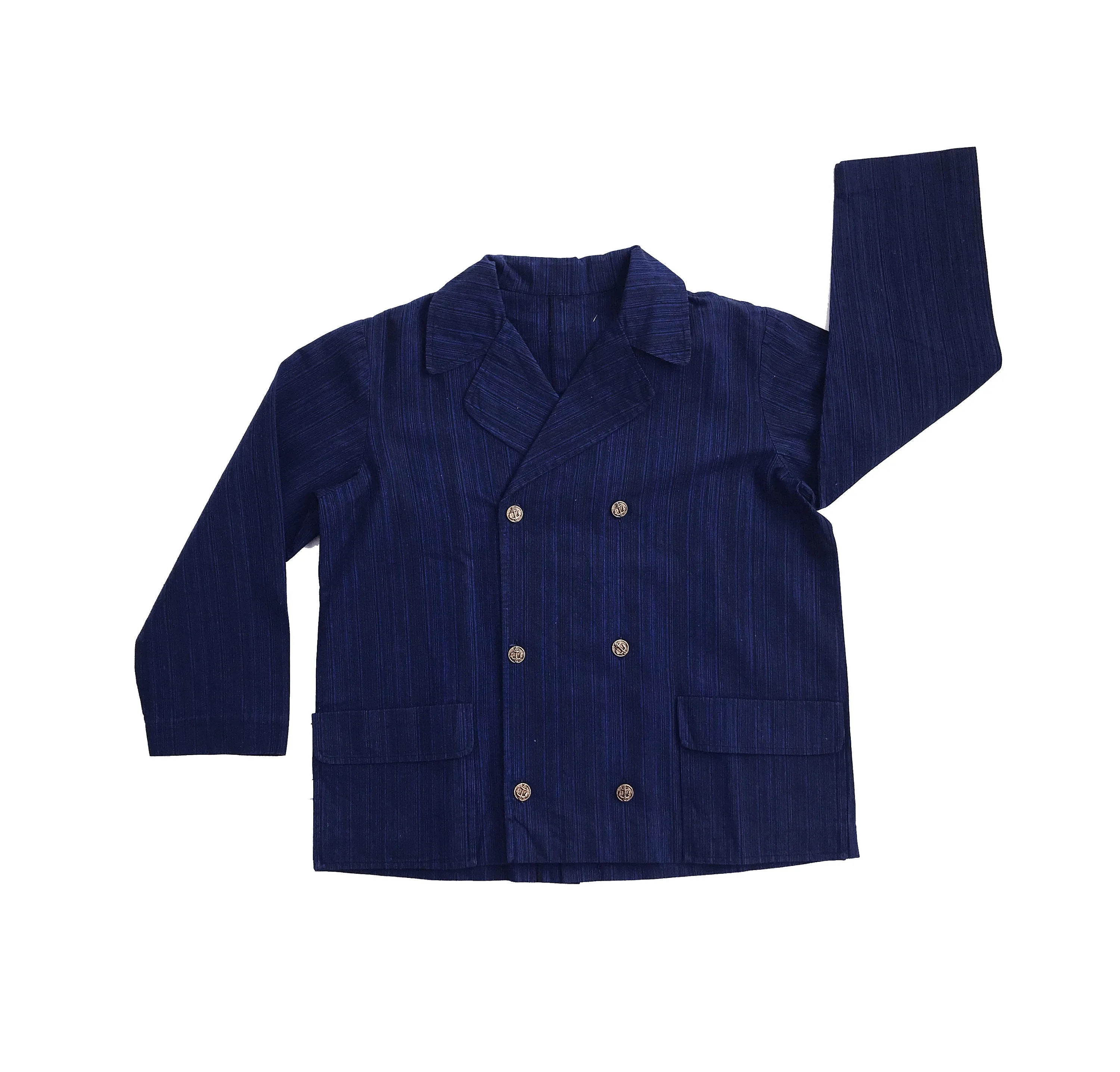 1960's Navy French "Workwear"  Overshirt /Jacket  4-5Y