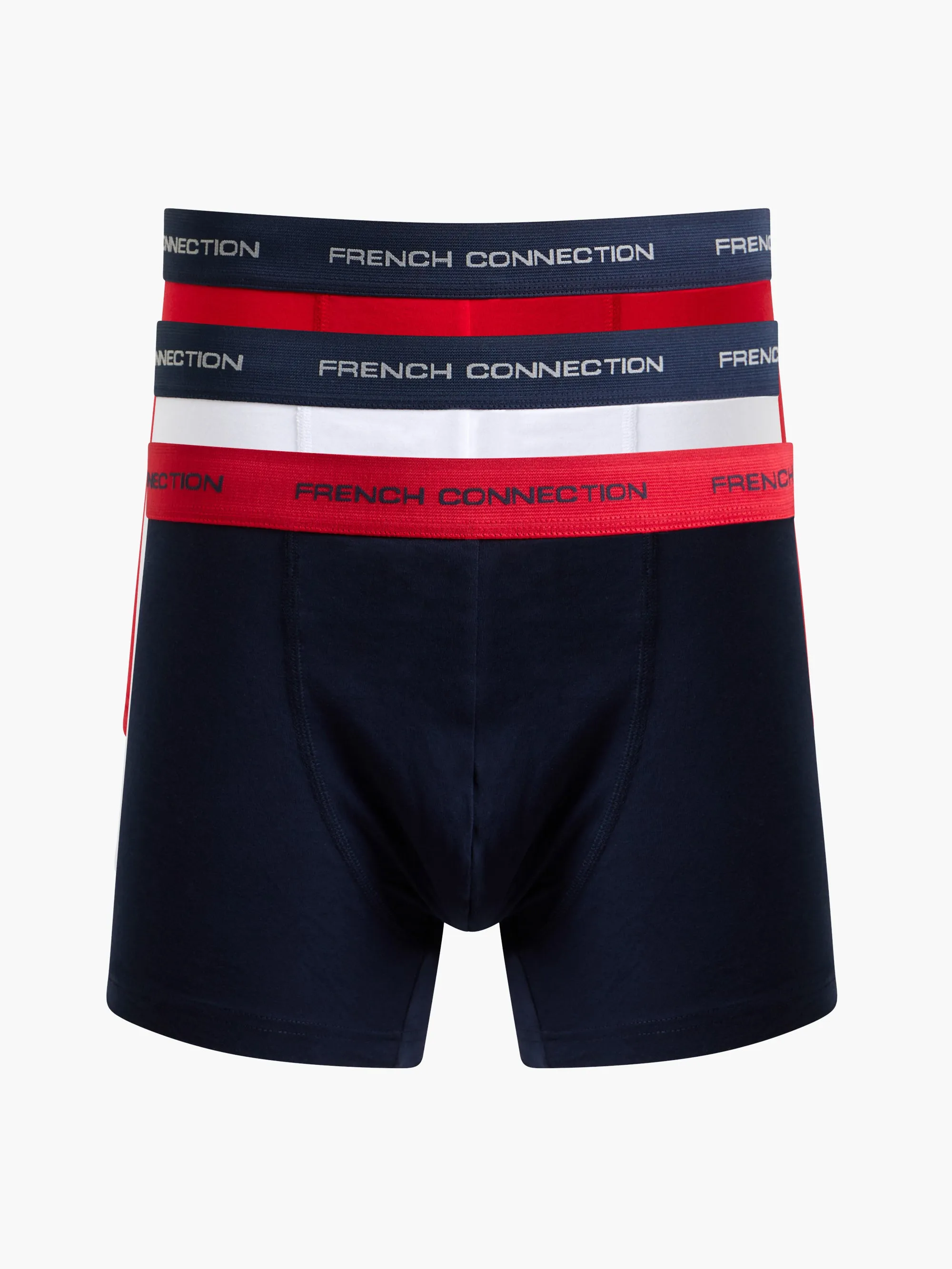 3-Pack Premium Comfort French Connection Mens Boxers