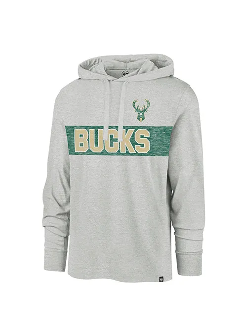 '47 Brand Franklin Field Milwaukee Bucks Hooded Long Sleeve T-Shirt