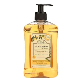 A La Maison French Liquid Soap Honeysuckle - 16.9 Oz