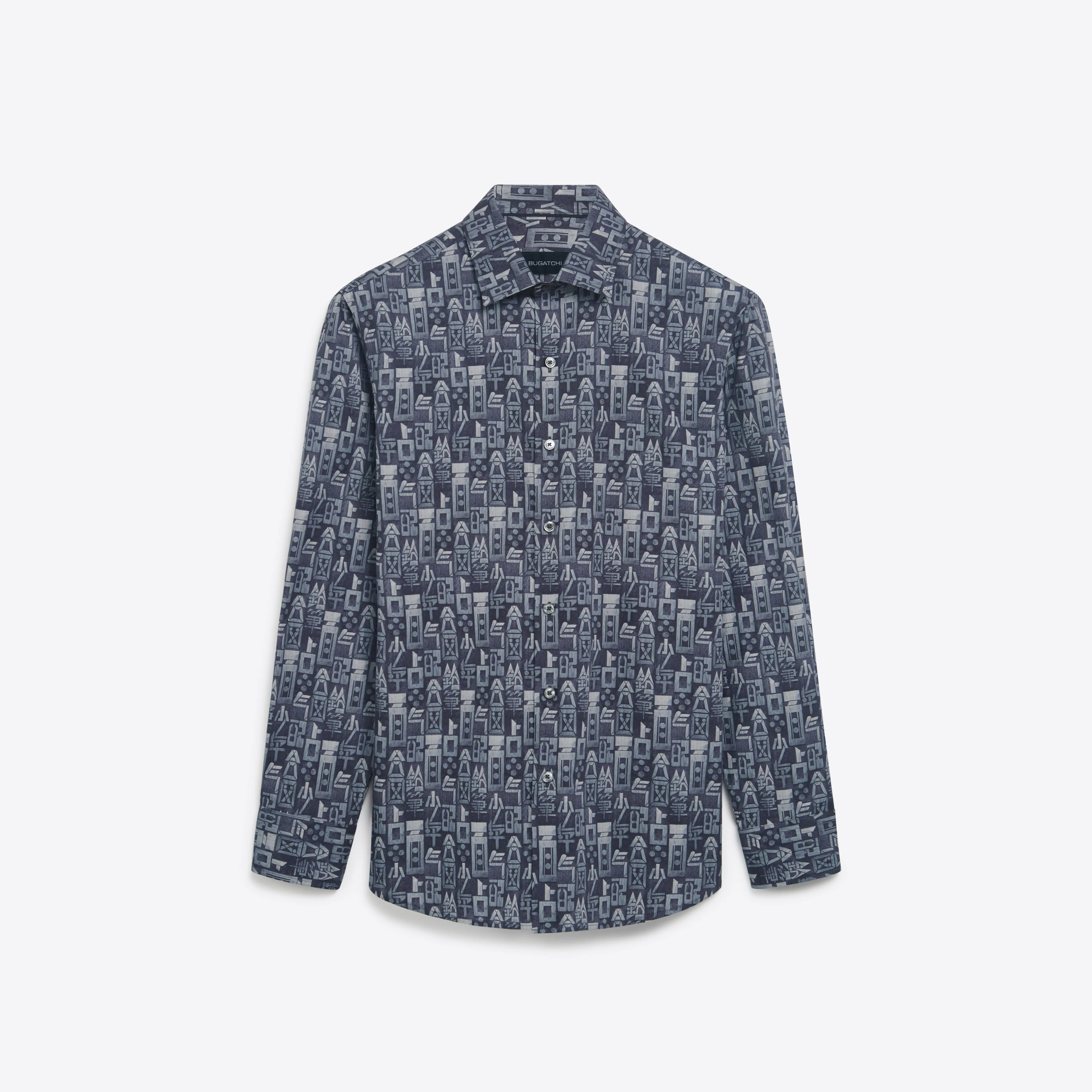 Abstract Liberty  Print Cotton Shirt