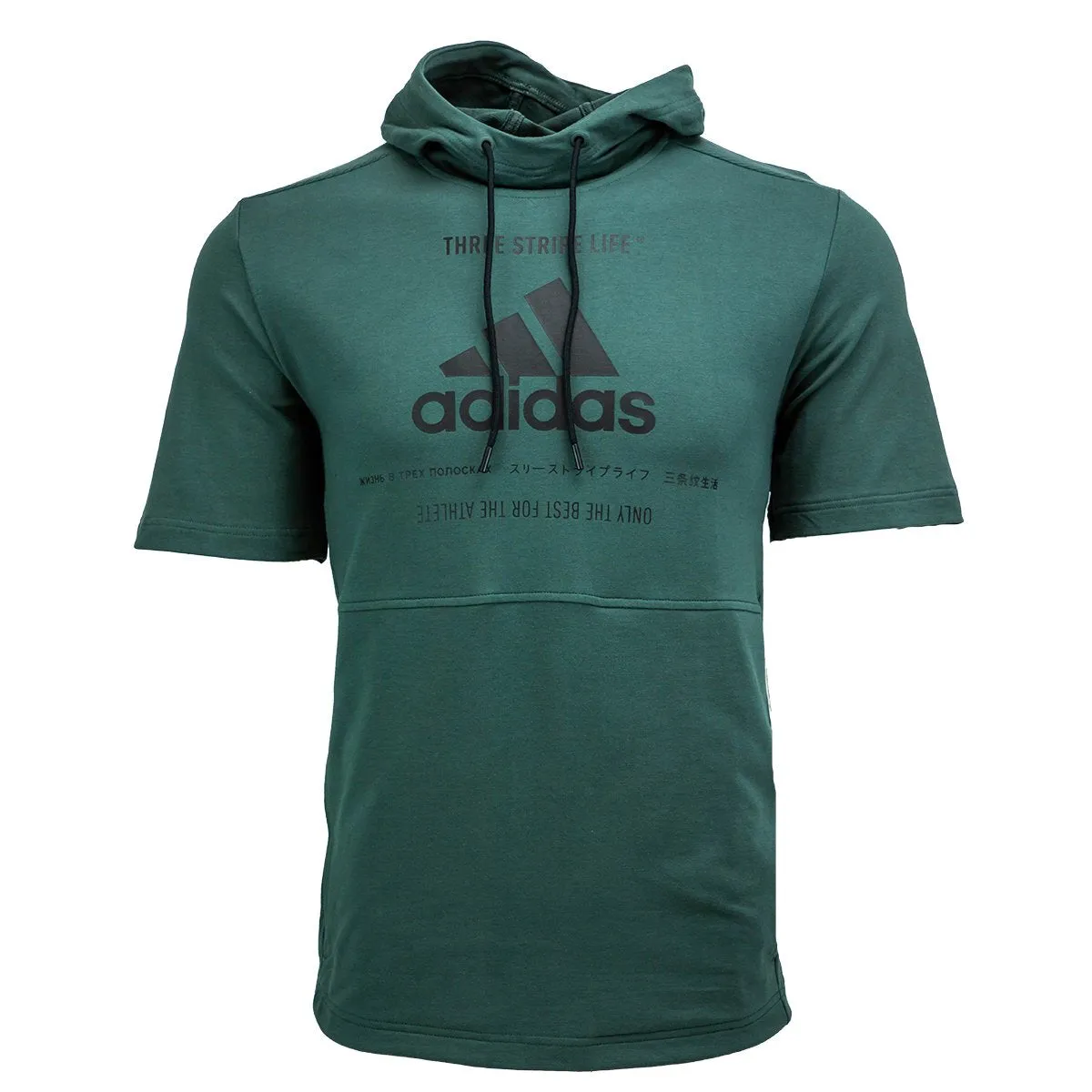 adidas Men's Post Game Short Sleeve Hoodie