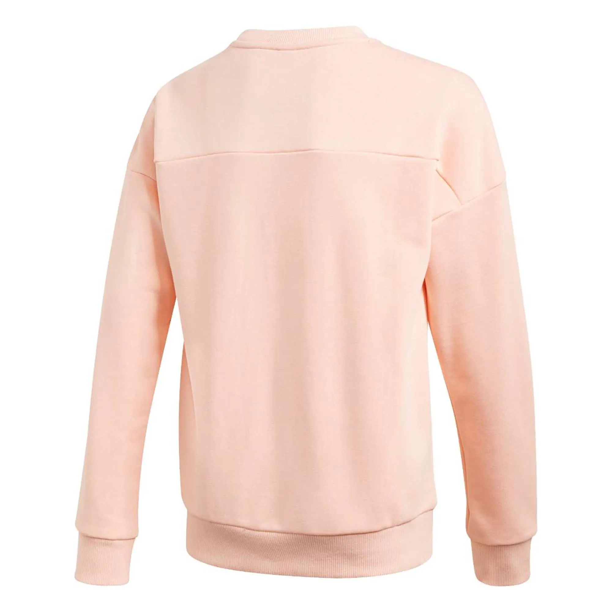 Adidas Must Haves Crew Girls Sweatshirt -Haze Coral / White