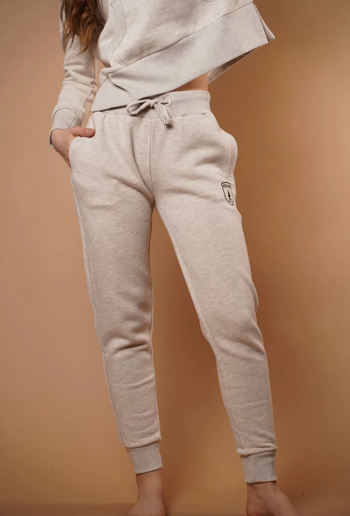 Adley Heather Oatmeal Jogger