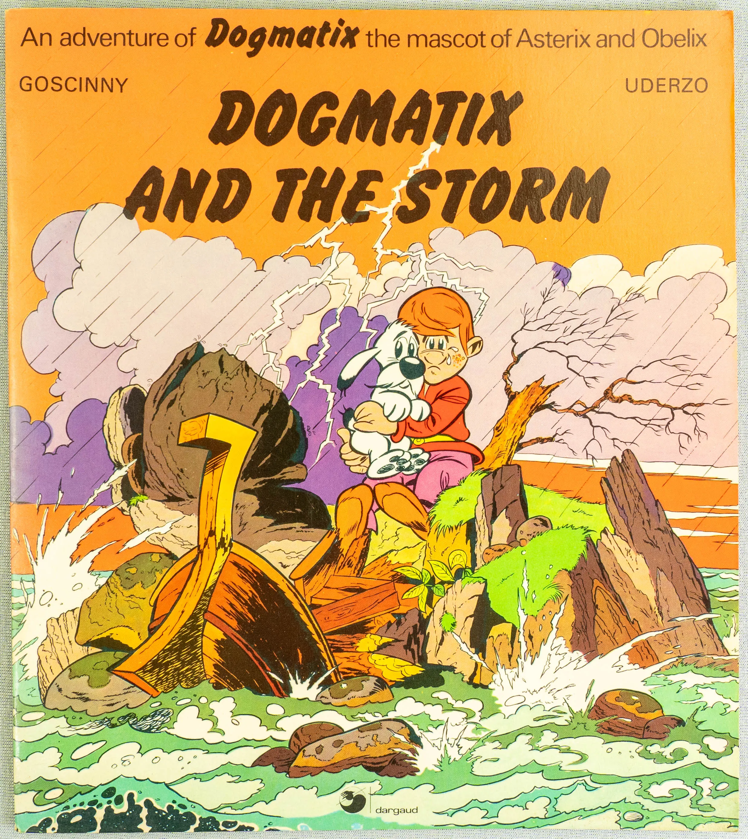 Adventures of Dogmatix and the Storm 1973 Dargaud UK 1st Edition PB Asterix Short Story Book