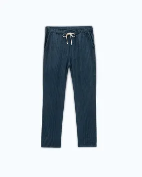 Alex Crane Overdye Dusk Lines Bo Linen Pant