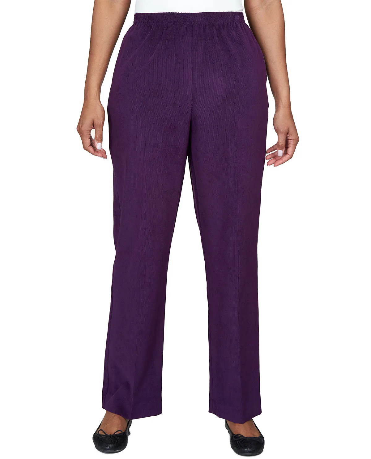 Alfred Dunner Proportioned Medium Corduroy Pant