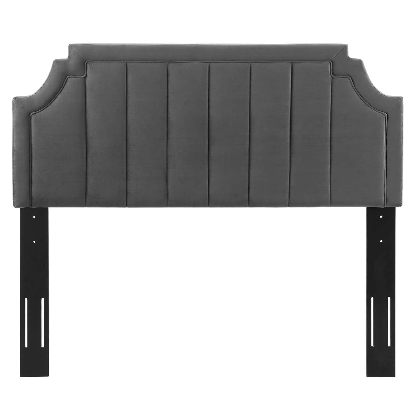 Alyona Channel Tufted Performance Velvet Headboard