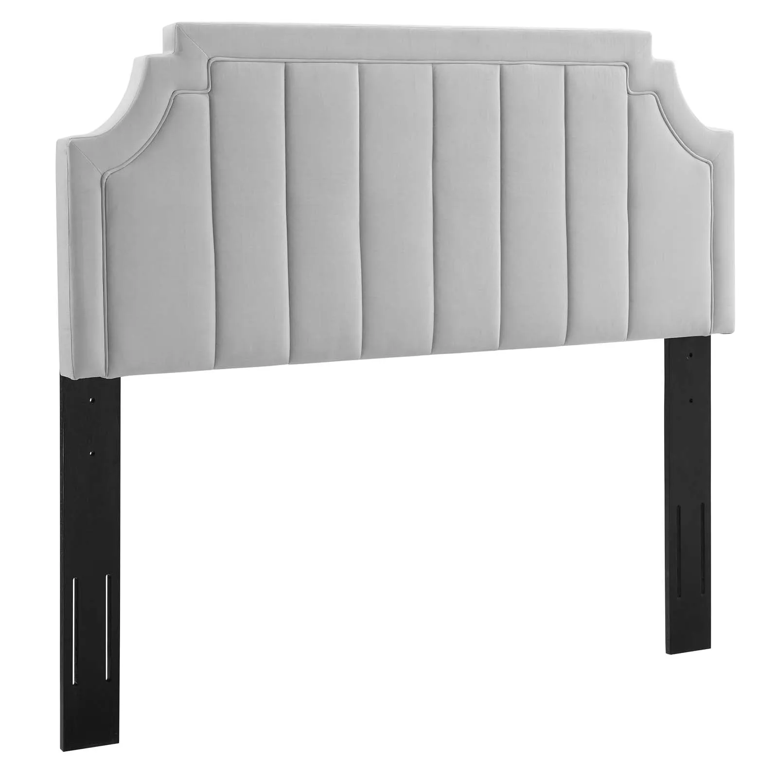 Alyona Channel Tufted Performance Velvet Headboard