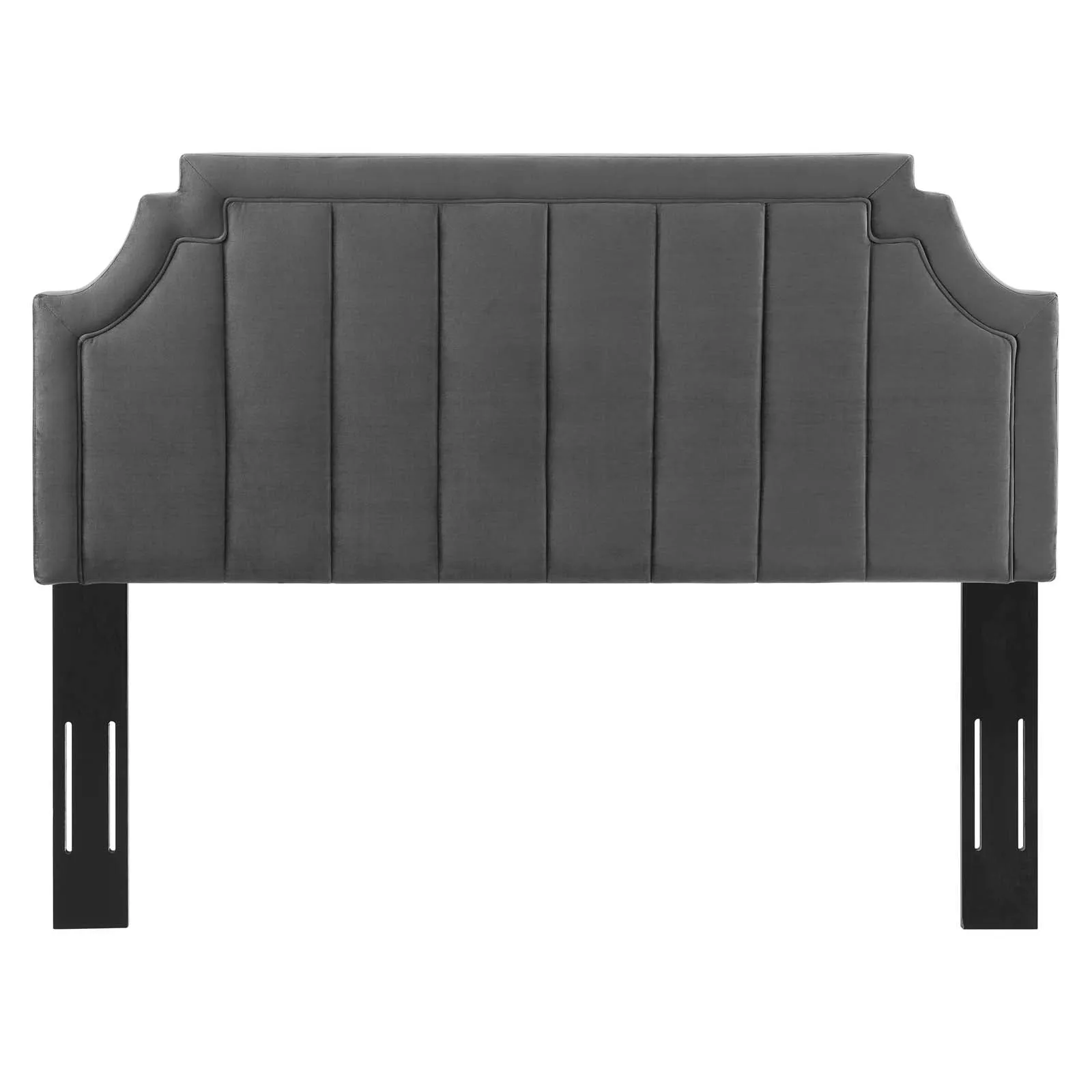 Alyona Channel Tufted Performance Velvet Headboard