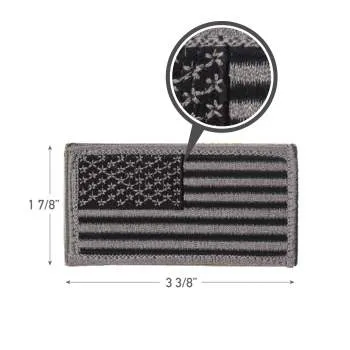 American Flag Patch - Hook Back