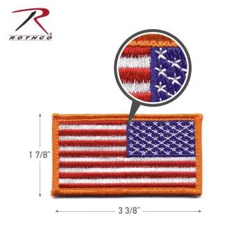 American Flag Patch - Hook Back