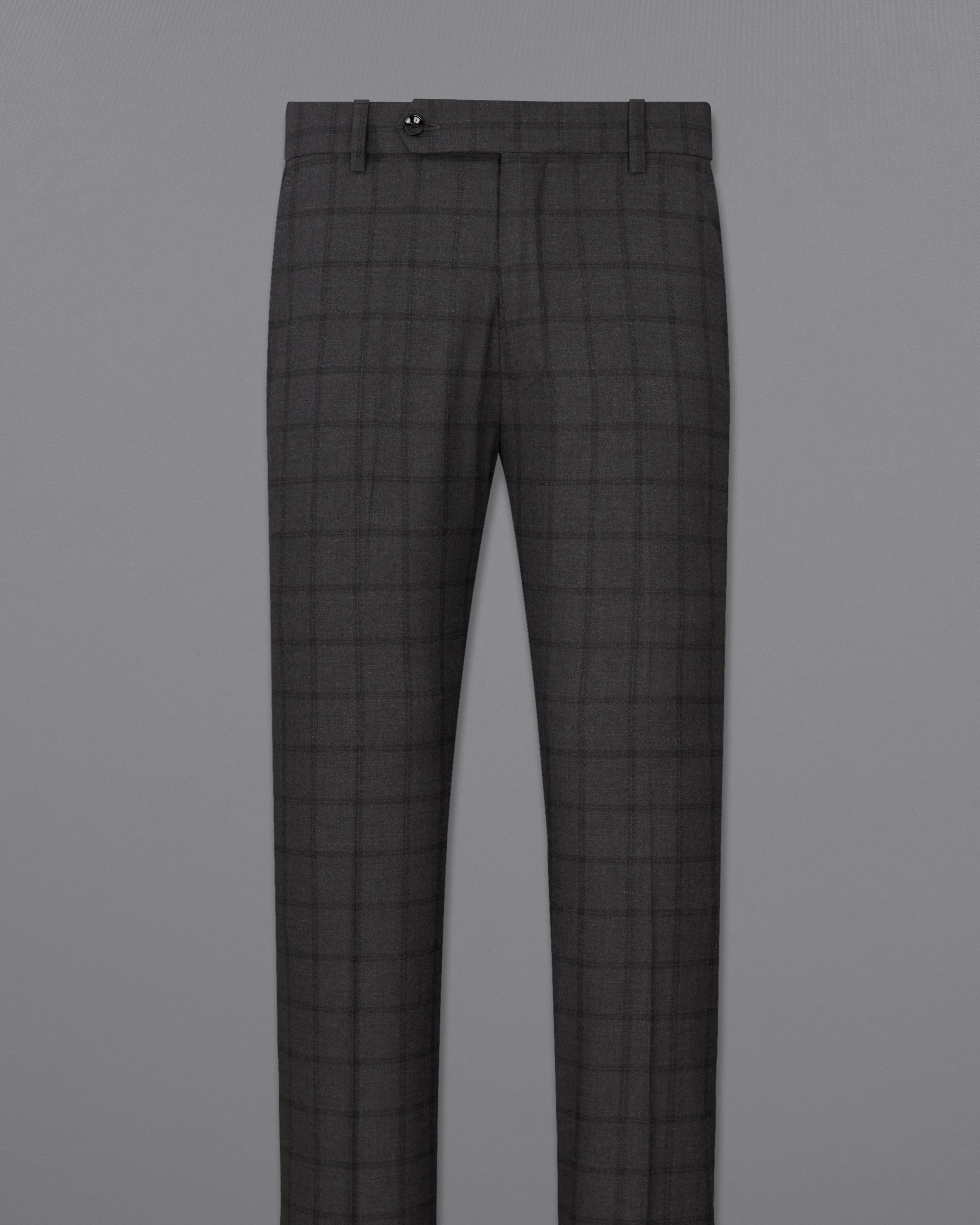 Baltic Black Windowpane Pant