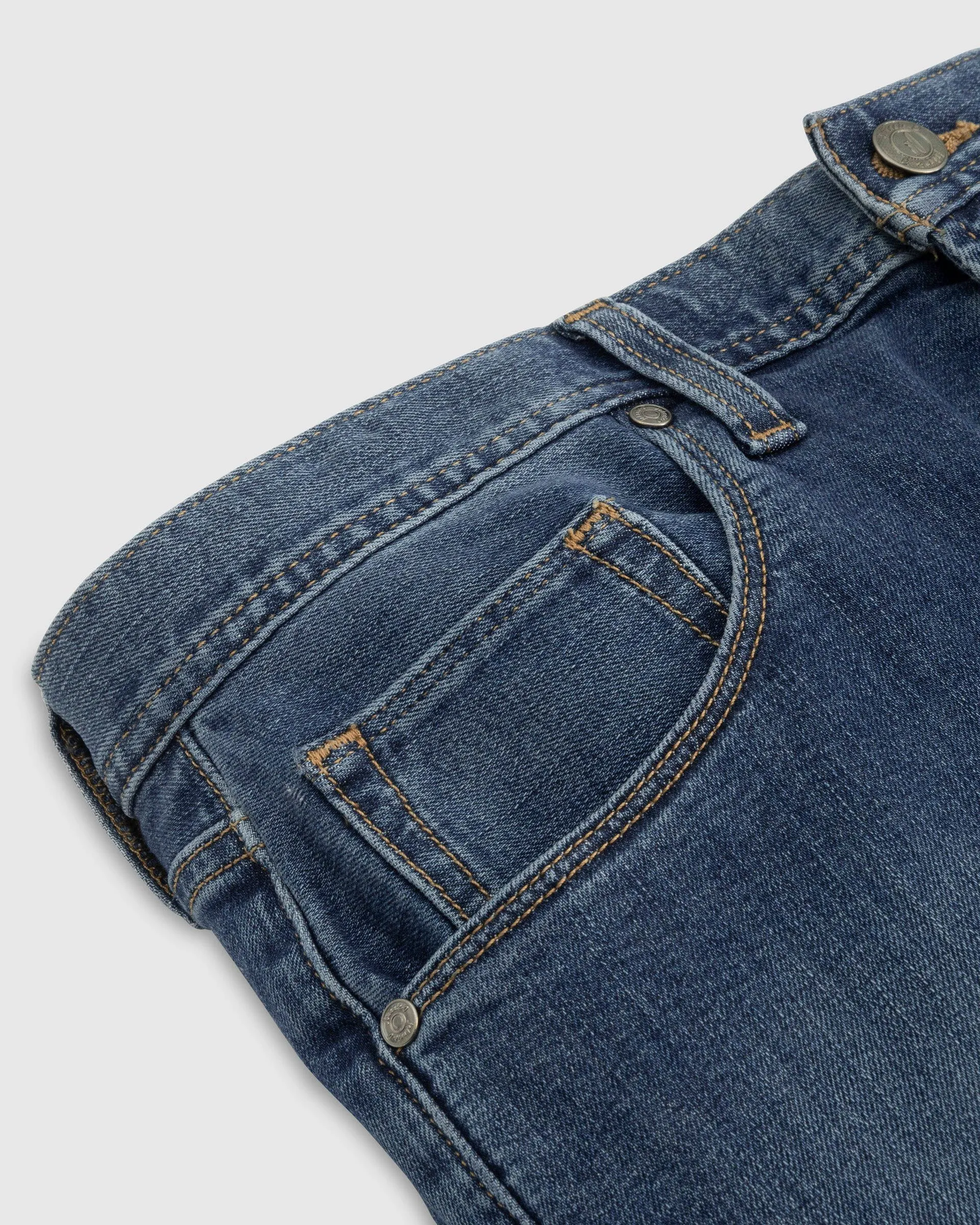 Premium Quality Barlow Stretchable 5-Pocket Denim Jeans for Men