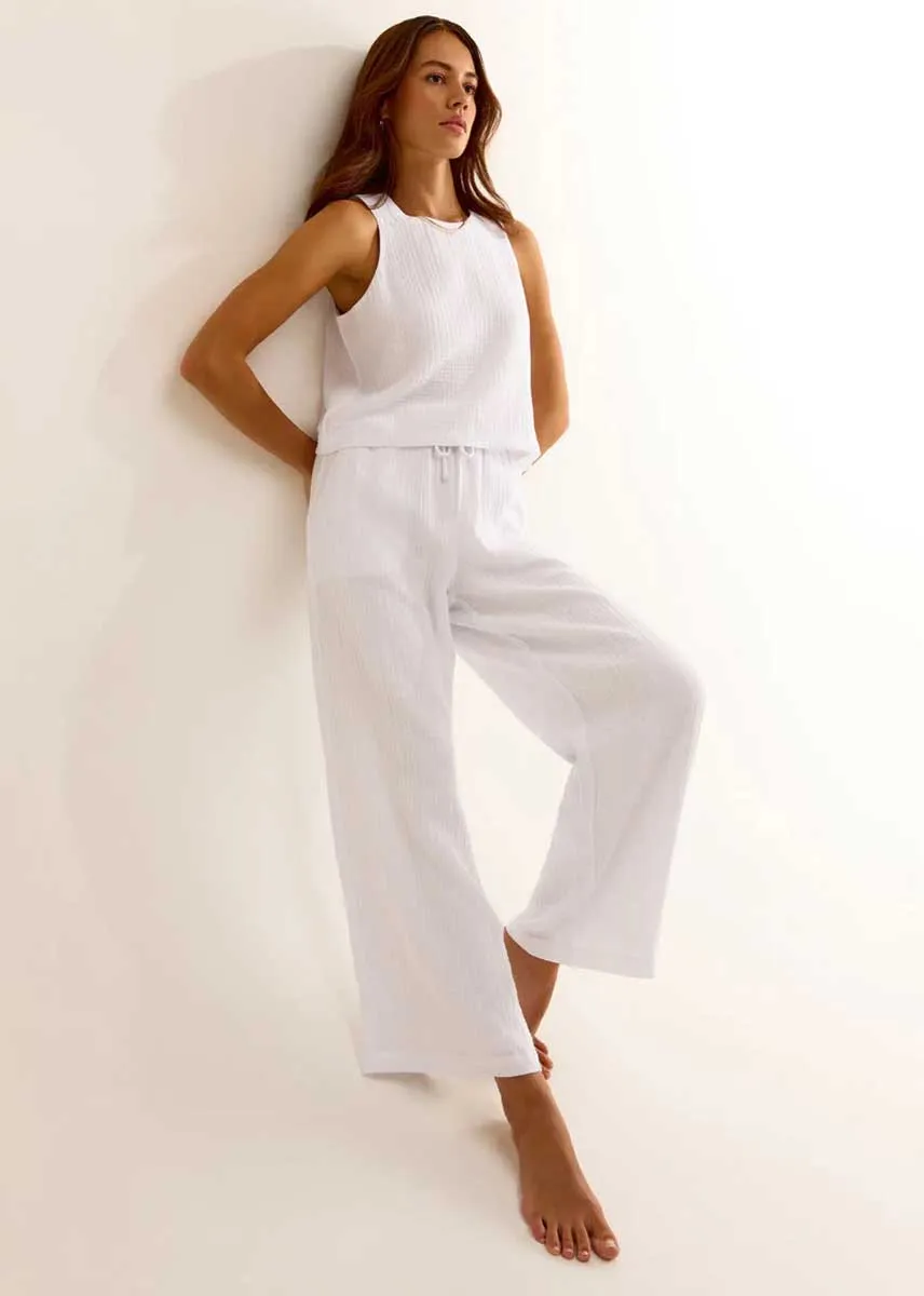 Bondi Gauze Pant - White