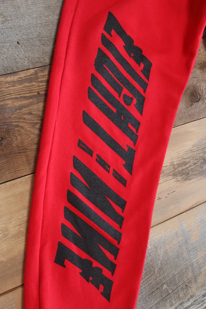 Bonzai French Terry Yard Sweats Red