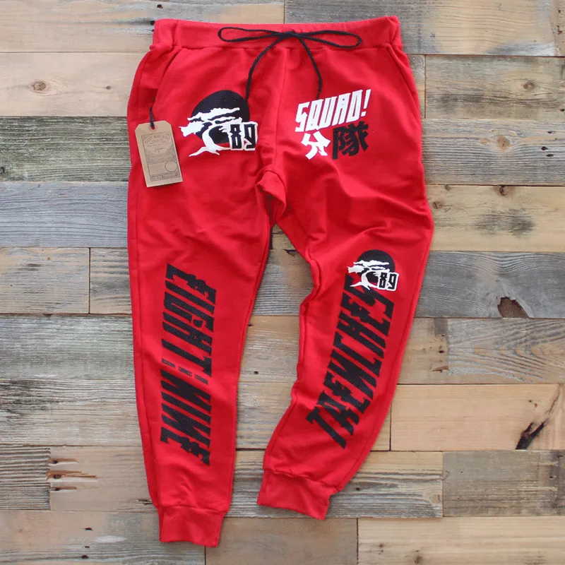 Bonzai French Terry Yard Sweats Red