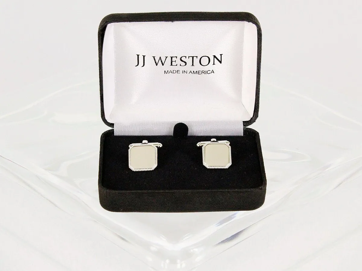 Boy's Cuff Links 22959 Silver