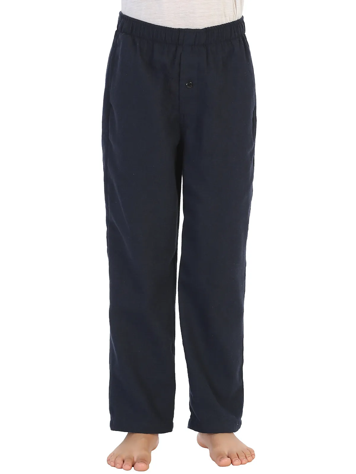 Boy's Solid Flannel Pajama Pants