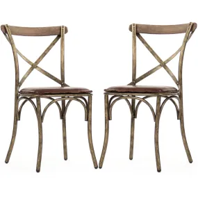 Bronzed Cafe Chairs