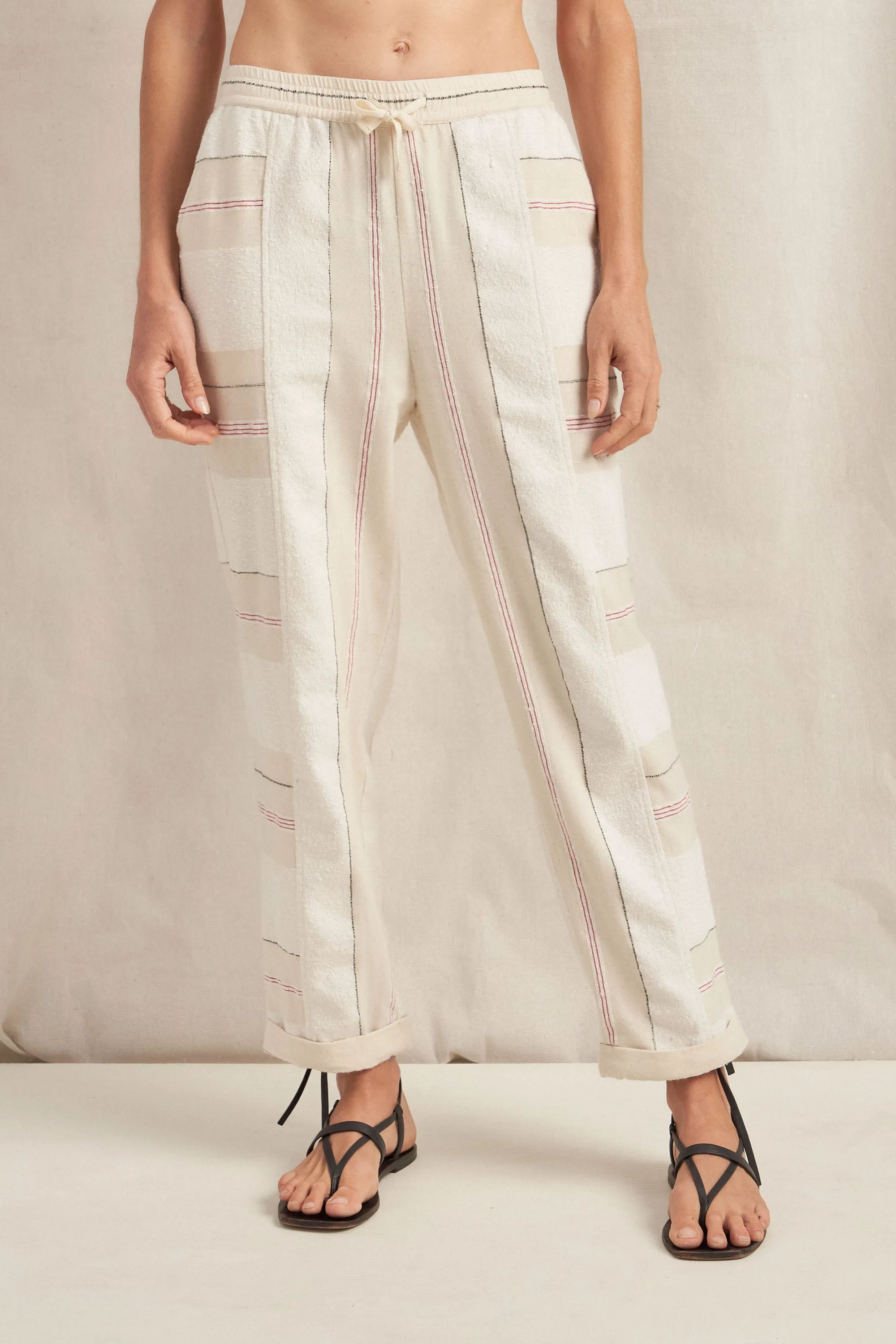 Cadmus Cream Boucle Stripe Pants