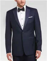 Calvin Klein 100 % Wool Navy Tuxedo