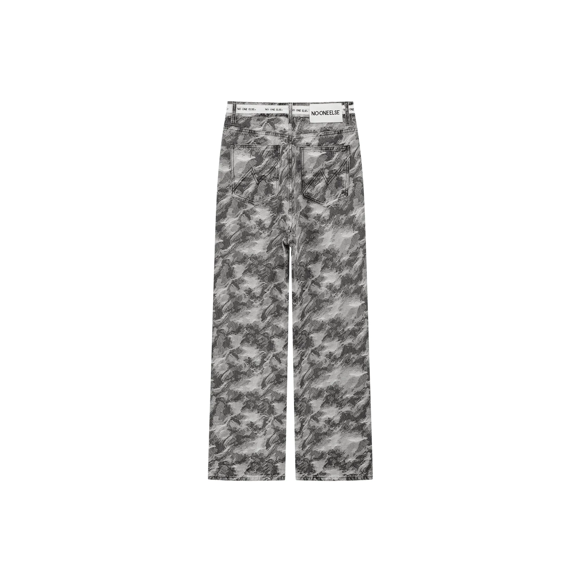 Cameo Printed Jeans Pants