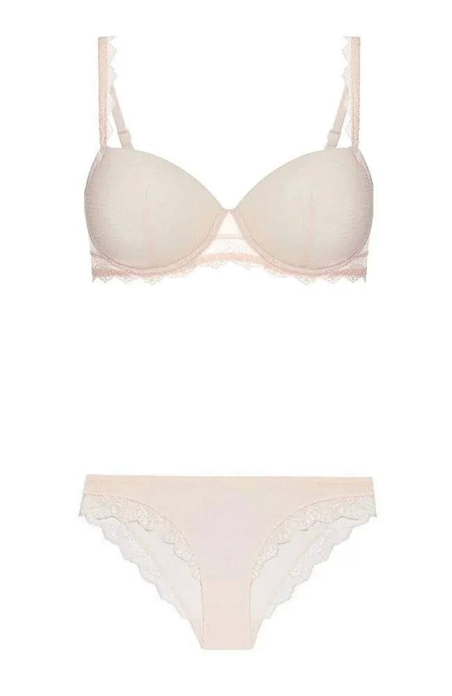 Candide Padded Half Cup Bra and Brief Set