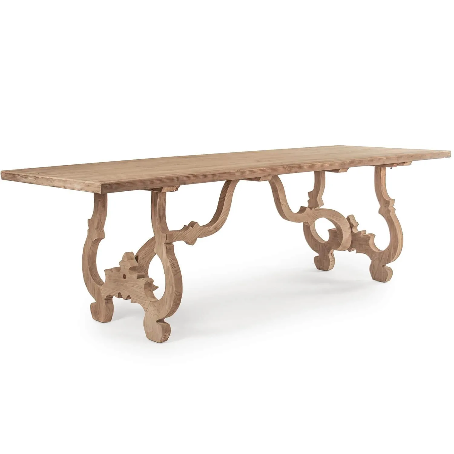 Carved French Country Dining Table