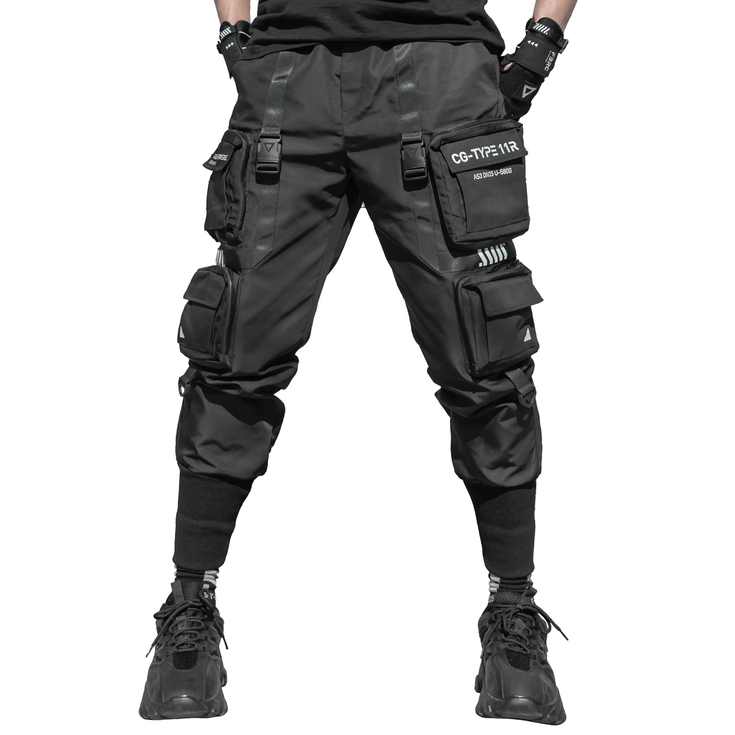 CG-Type 11R Black Cargo Pants