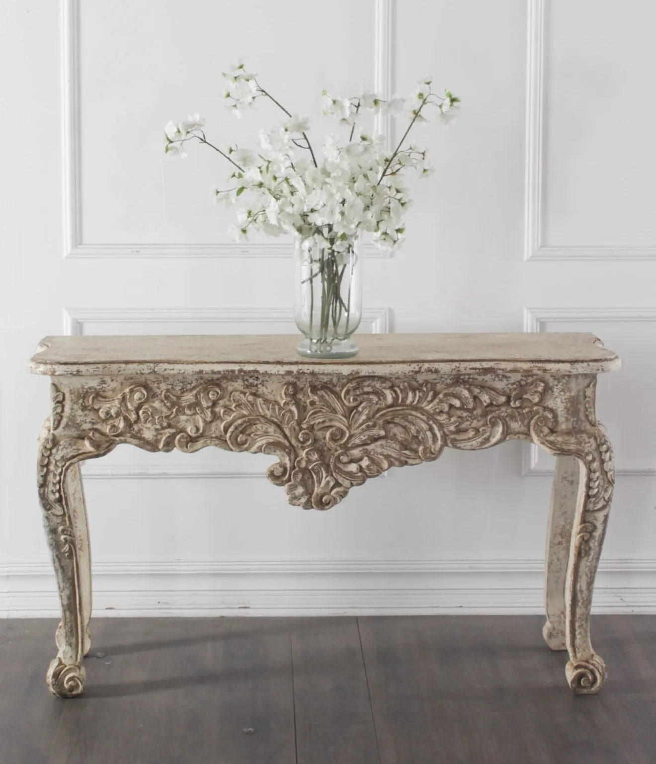 Chanteuse Aged Console Table