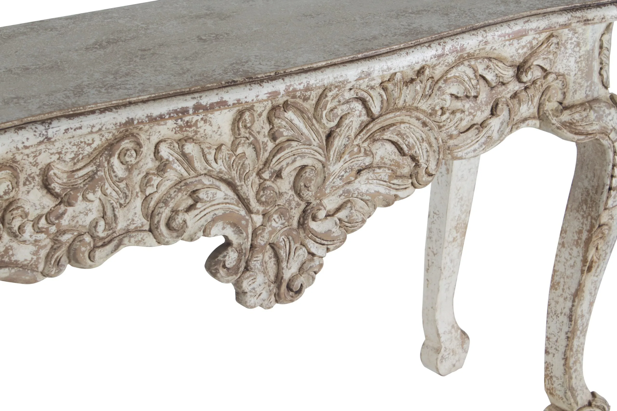 Chanteuse Aged Console Table