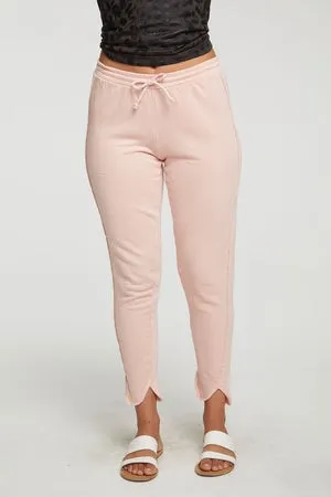 Chaser Linen French Terry Tulip Hem Lounge Pant