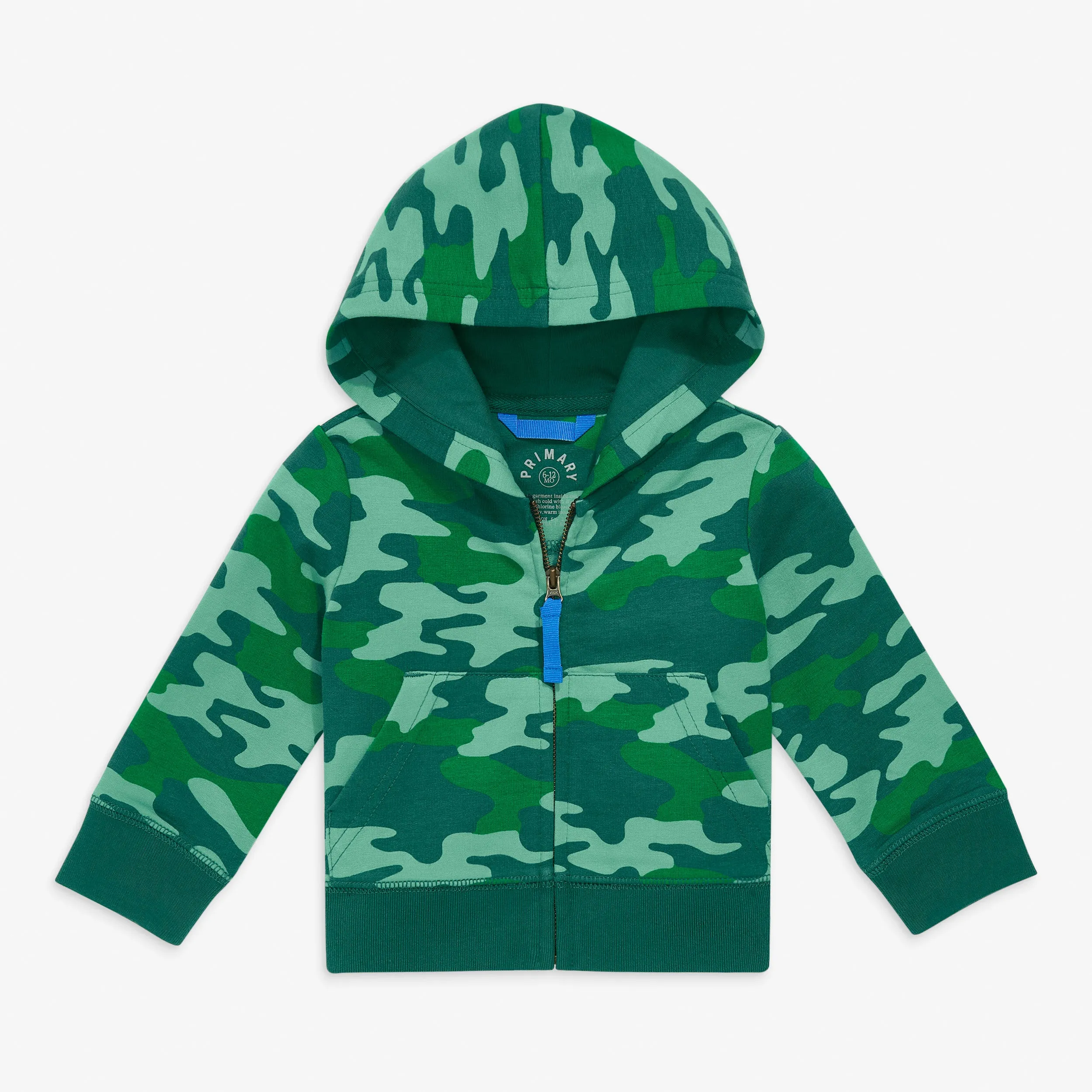 Clearance baby zip hoodie in camo