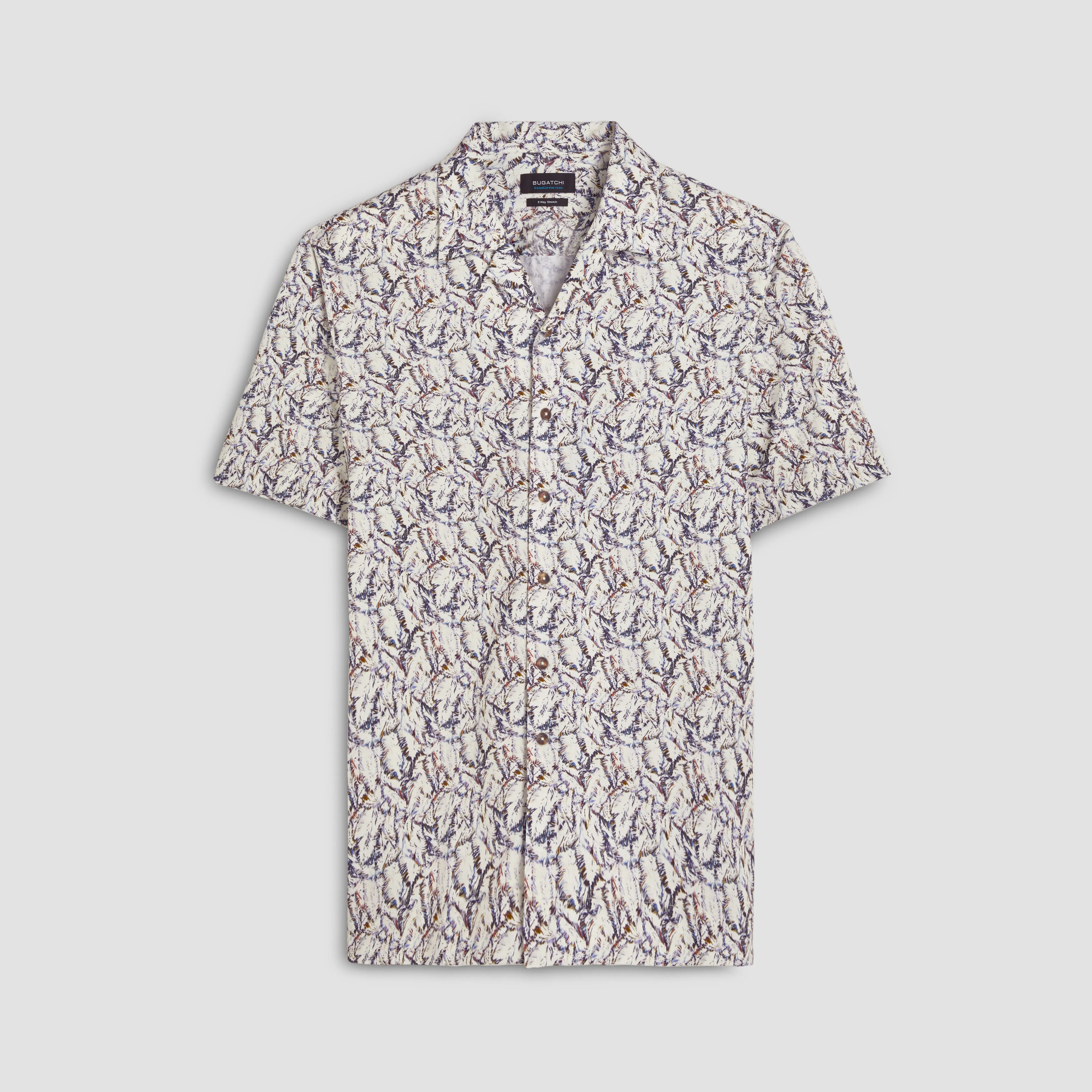 Cole Abstract Print OoohCotton Camp Shirt