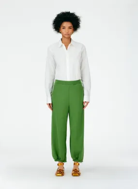 Cropped Sweatpant with Zipper