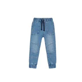 Denim Jogger Pant- Light Blue