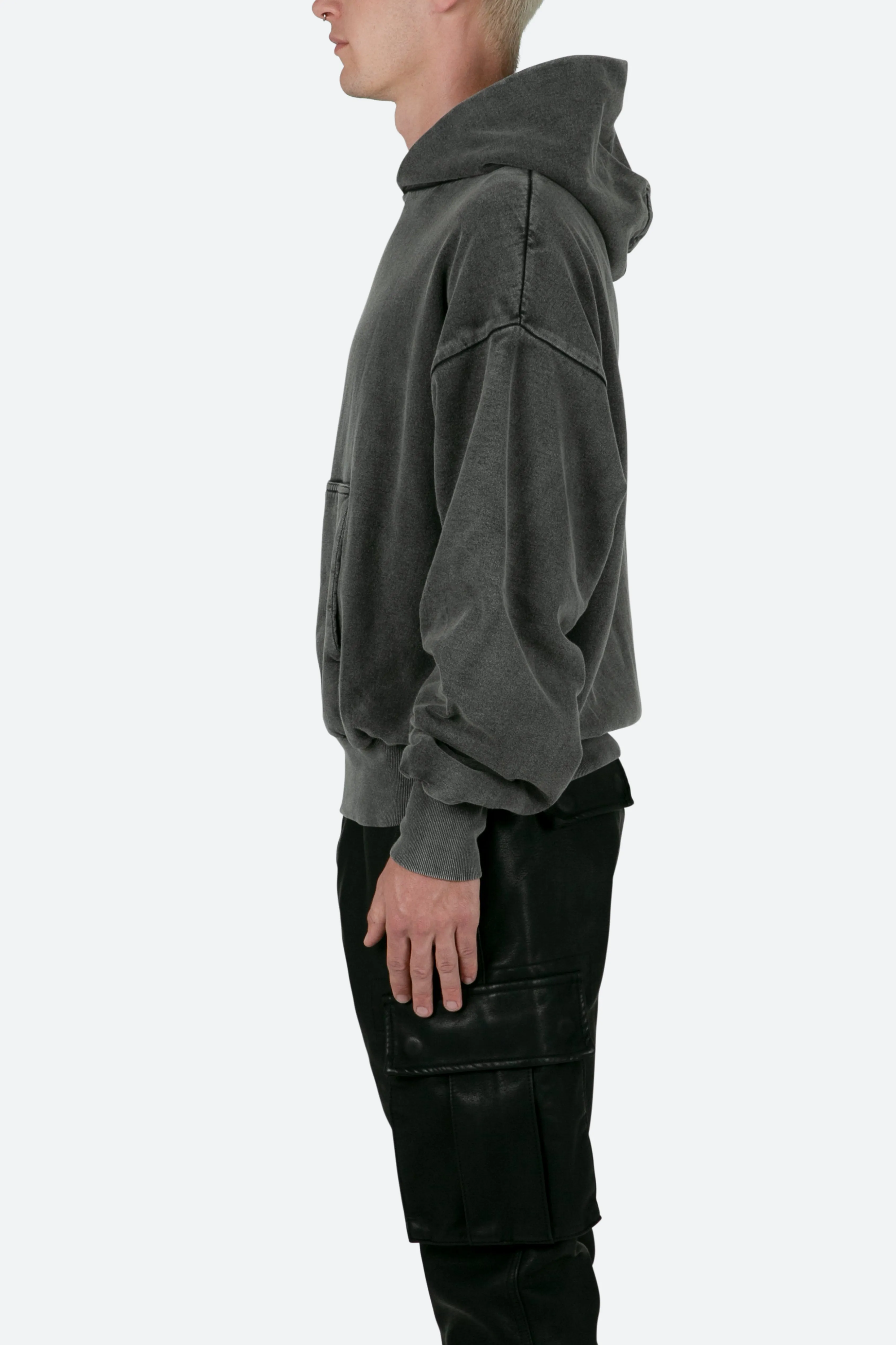 Double Layer Hoodie - Vintage Black