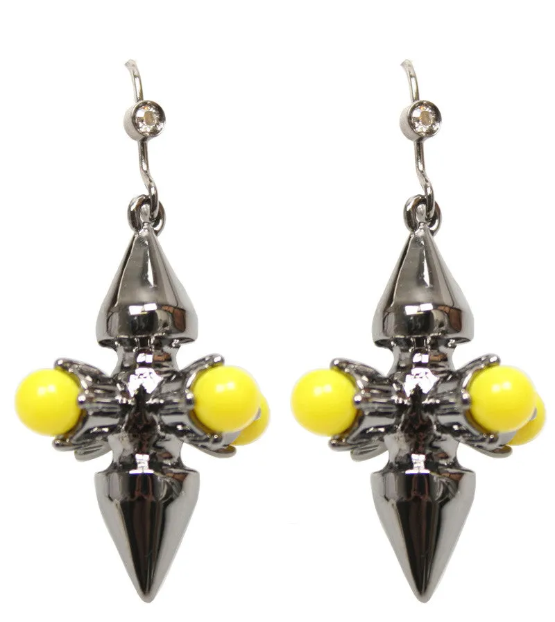 Double Spike Earrings