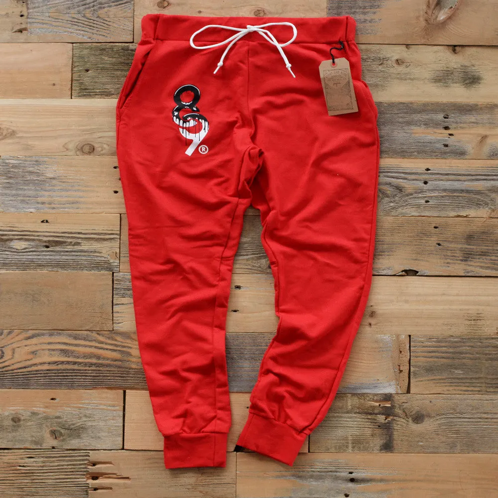 Drip Keys French Terry Yard Sweats Red