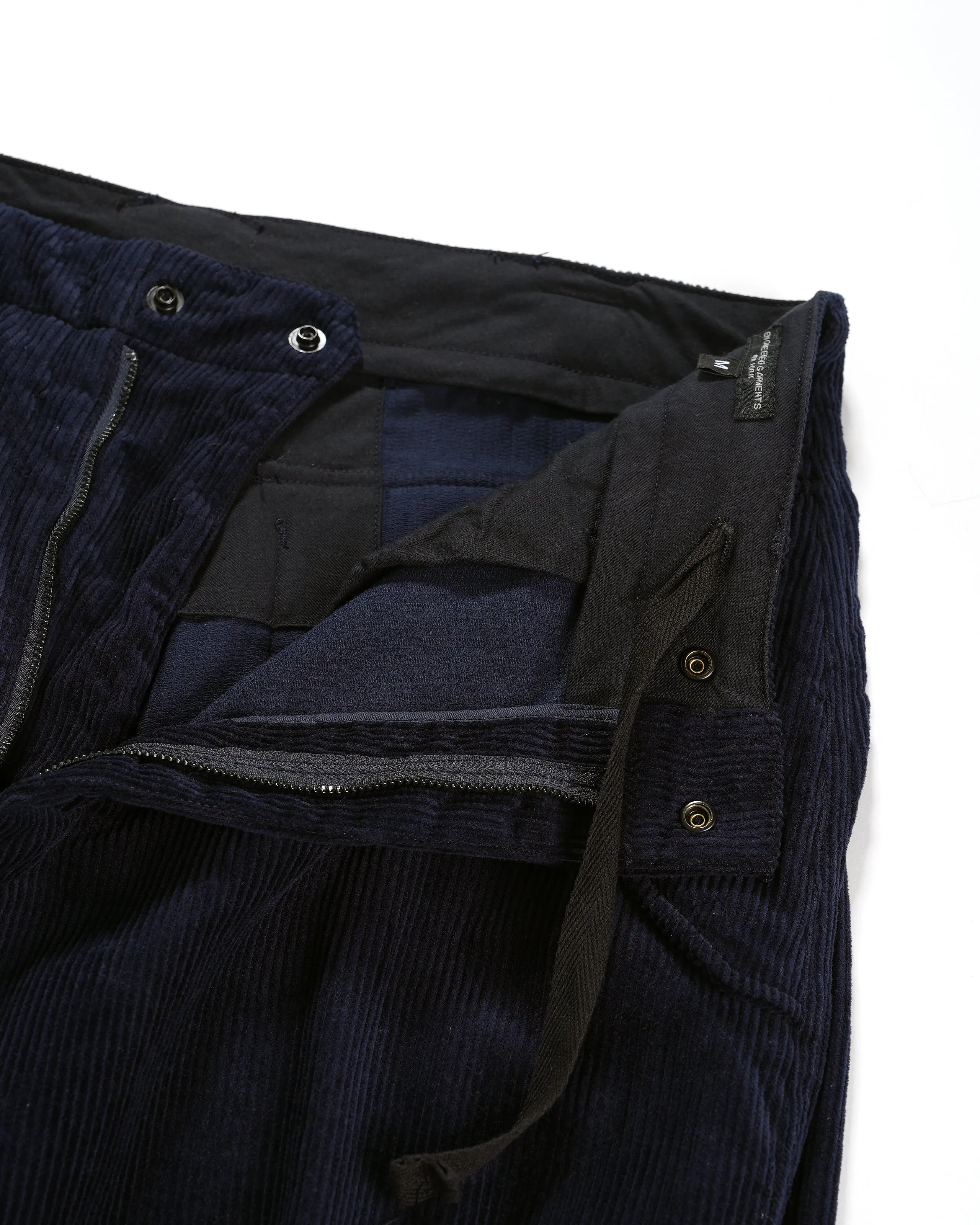 Engineered Garments Over Pant - Navy Cotton 8W Corduroy