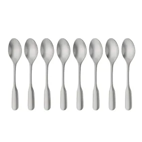 English Fiddle Vintage Coffee / Espresso Spoon, Set of 8