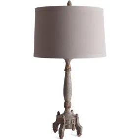 Euro Natural Gesso Table Lamp