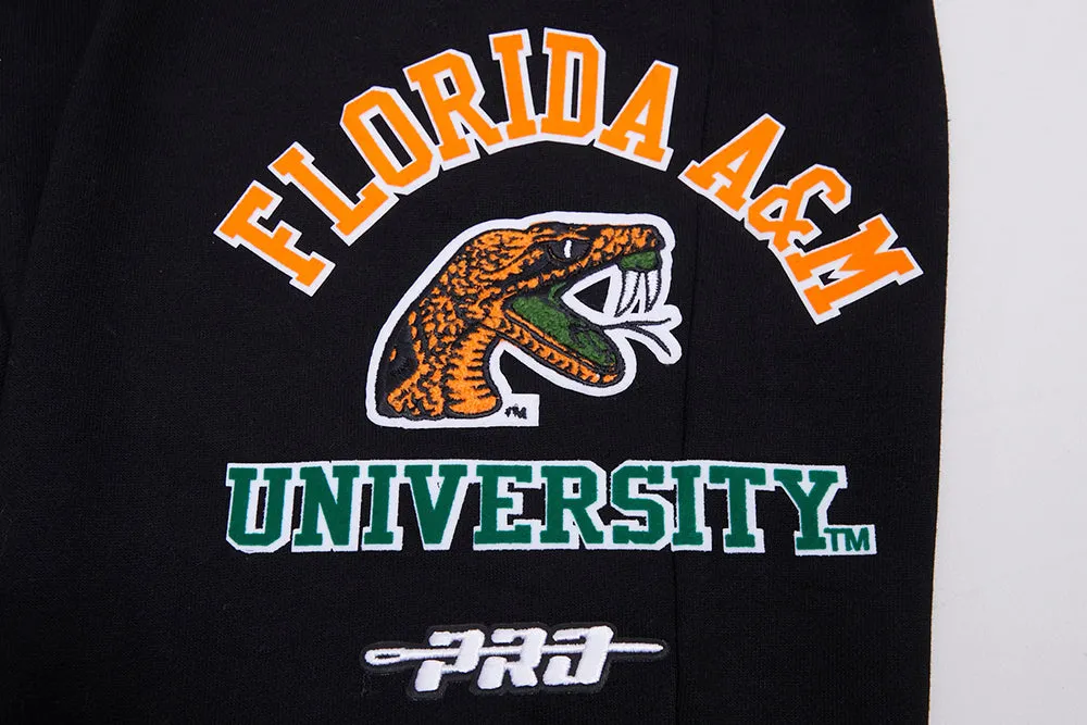 FLORIDA A&M UNIVERSITY CLASSIC MEN'S STACKED LOGO SWEATPANT (BLACK)