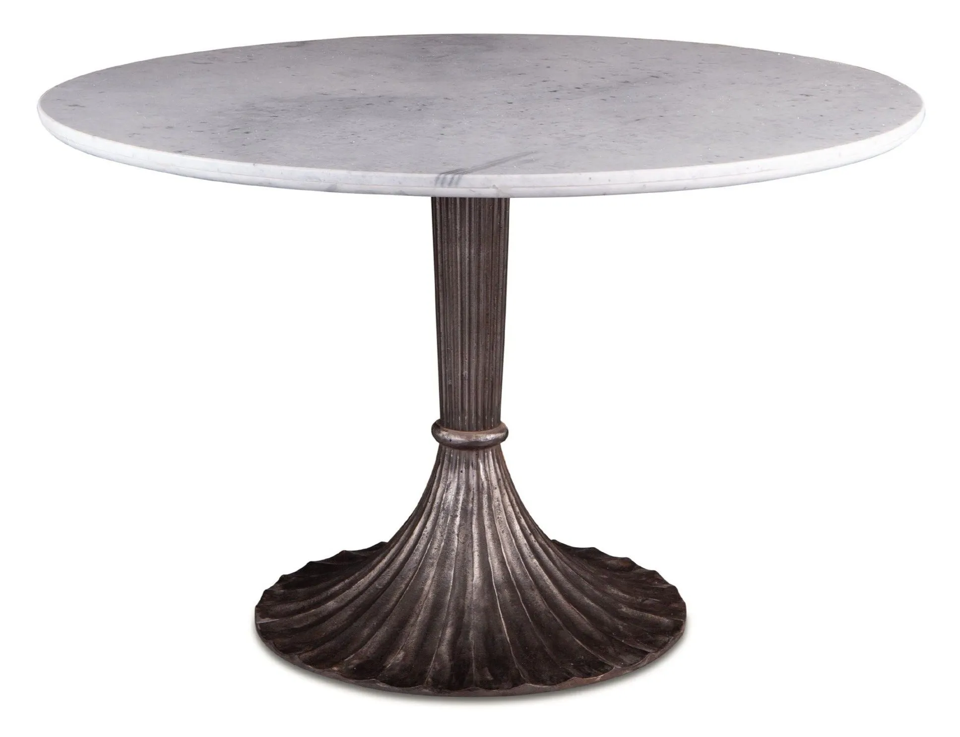 French Bistro Marble Top Dining Table