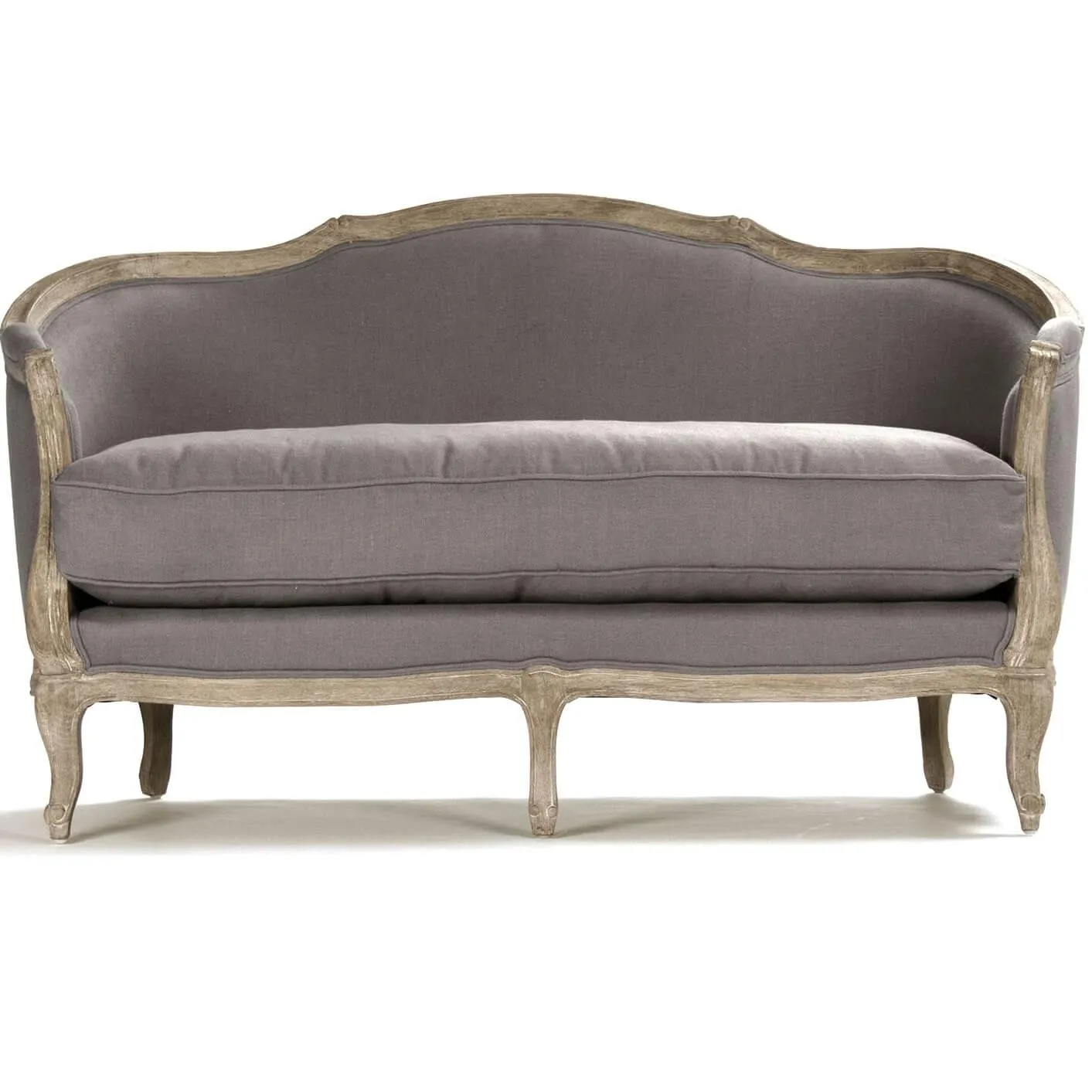 French Gray Maison Settee