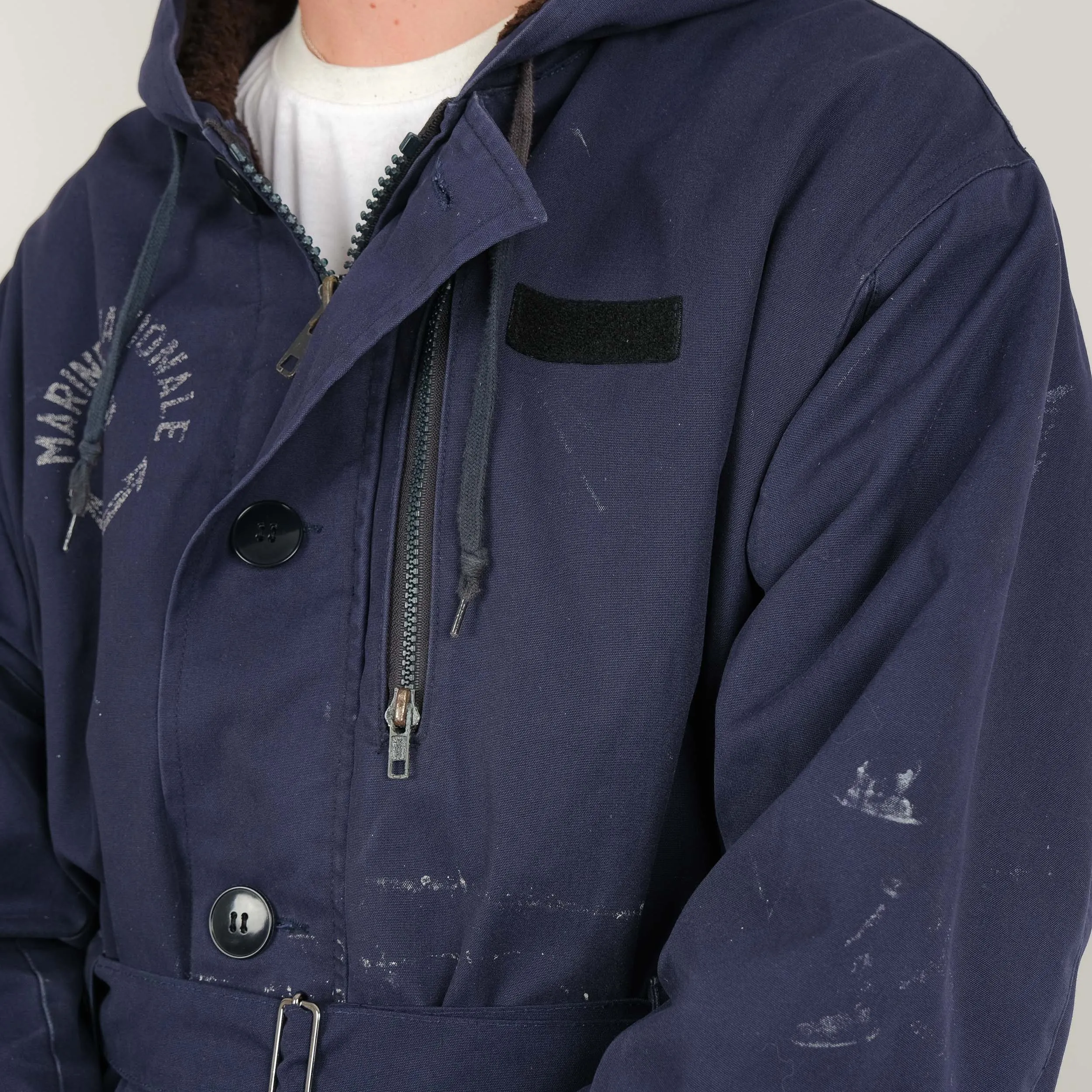 FRENCH NAVY "MN" PARKA