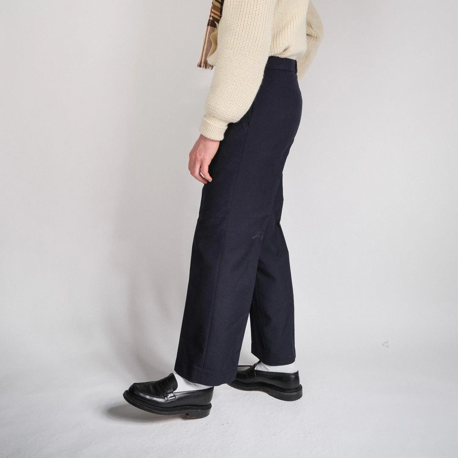 FRENCH NAVY TAILOR PANTS