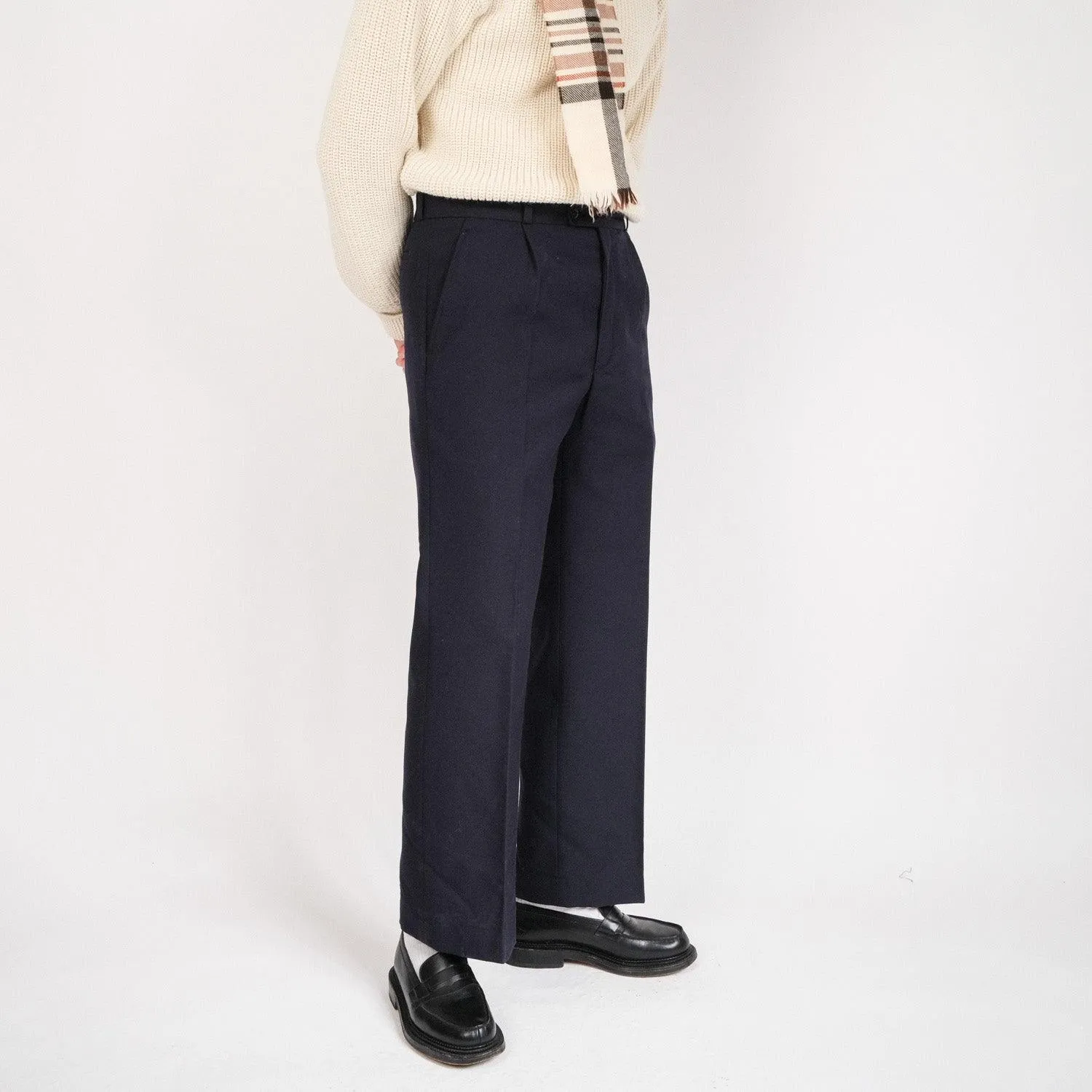 FRENCH NAVY TAILOR PANTS